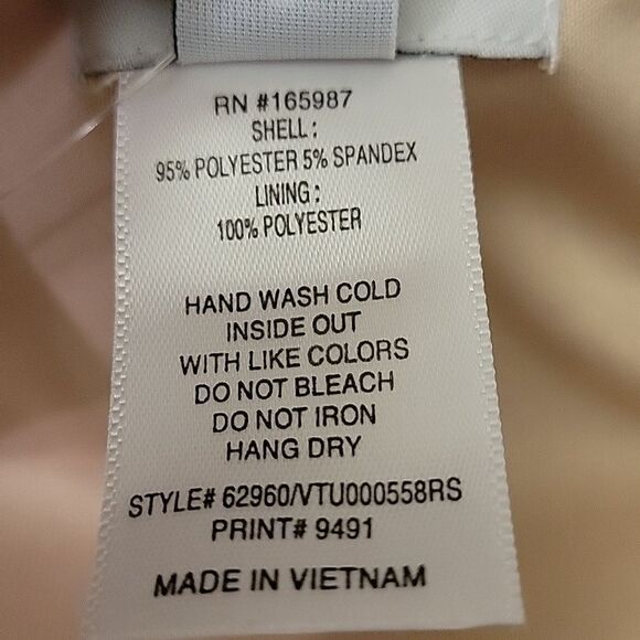 BRAND NEW ALEXA B NITES SLEEVELESS CRISSCROSS V-NECK DESIGN FLORAL SHEATH DRESS - Picture 12 of 12